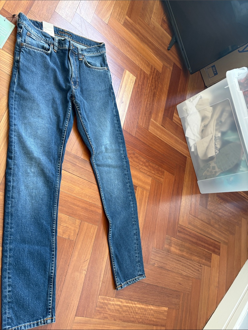 NEW WITH TAGS!!! Men's NUDIE JEANS Blue Denim Jeans
